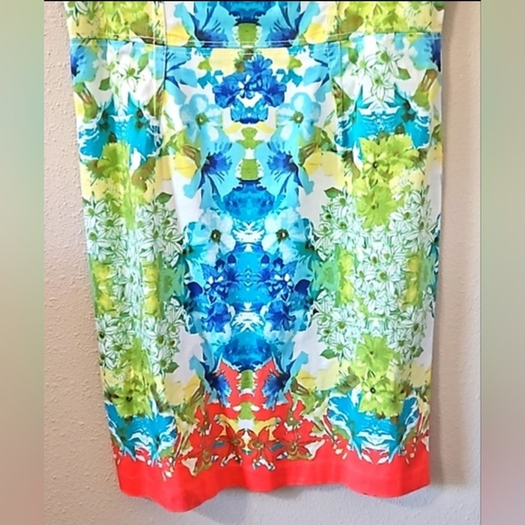 Nine West Sleeveless Spring Dress Size 14 - Picture 2 of 9